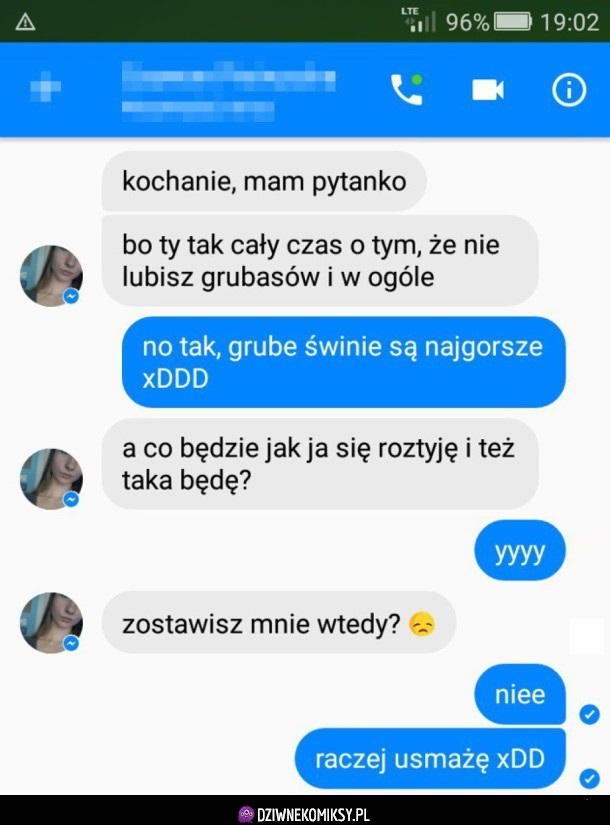 Zostawi ją wtedy?
