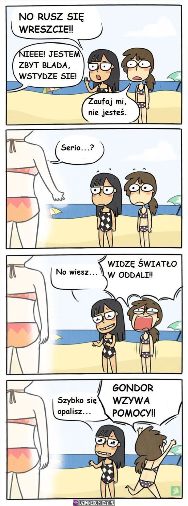 Czy nie jest zbyt blada?