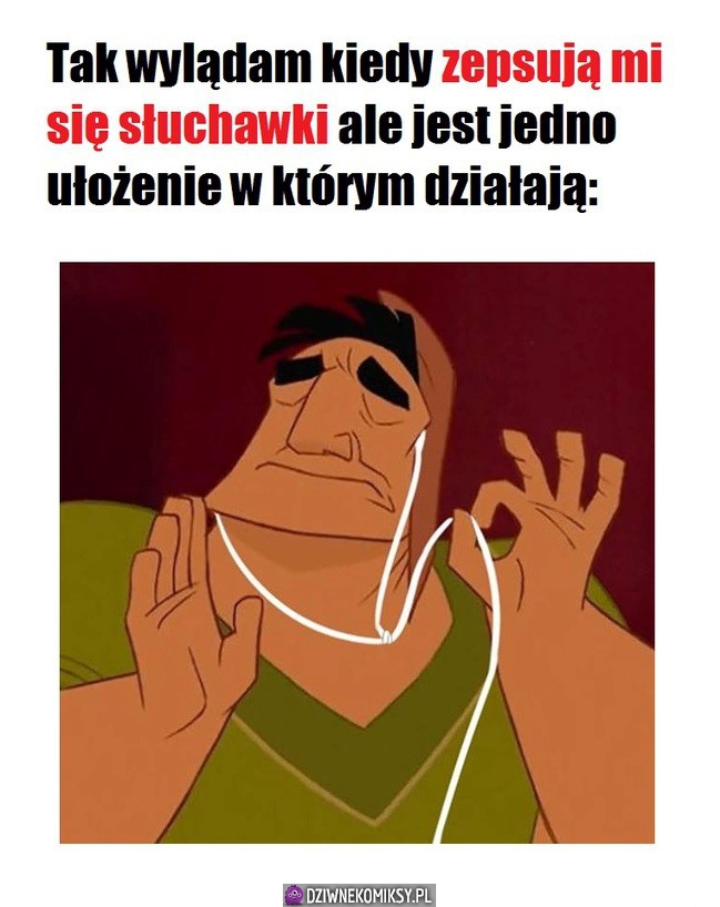 Zepsute słuchawki