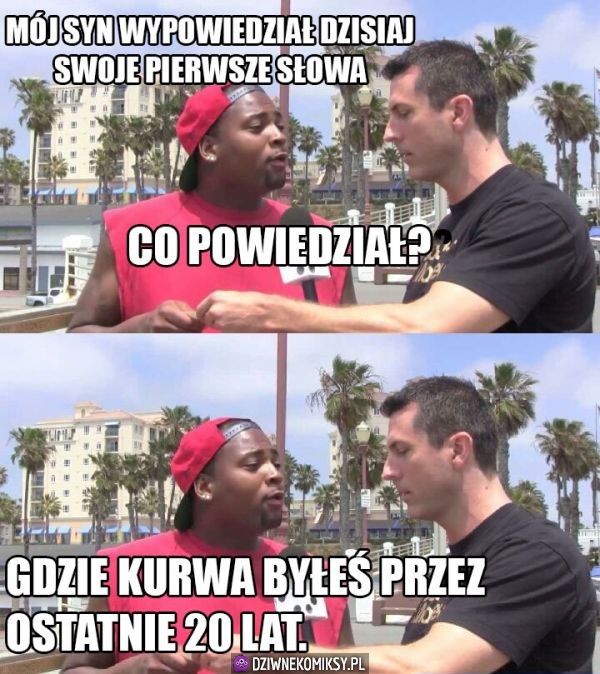 Pierwsze słowa syna