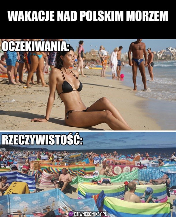 Wakacje nad polskim morzem
