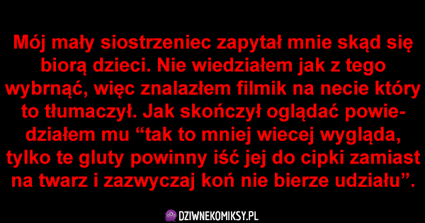 Skąd się biorą dzieci?