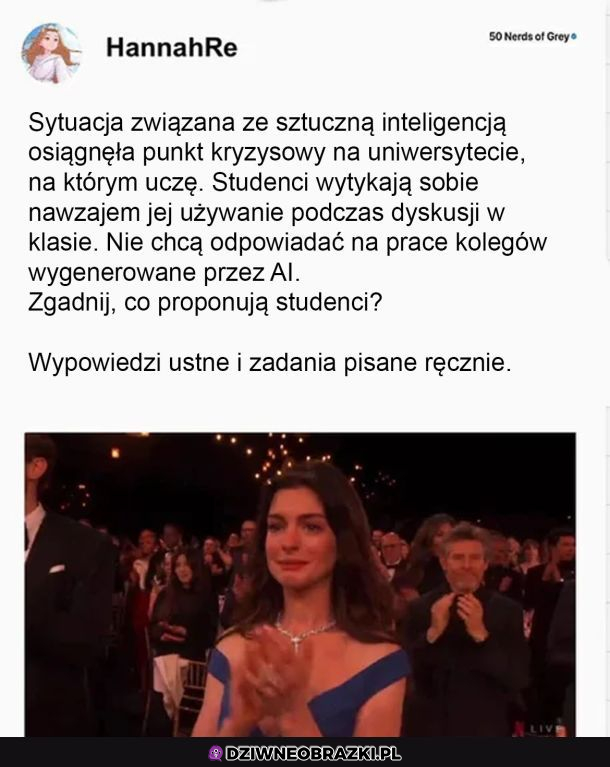 Tymczasem studenci