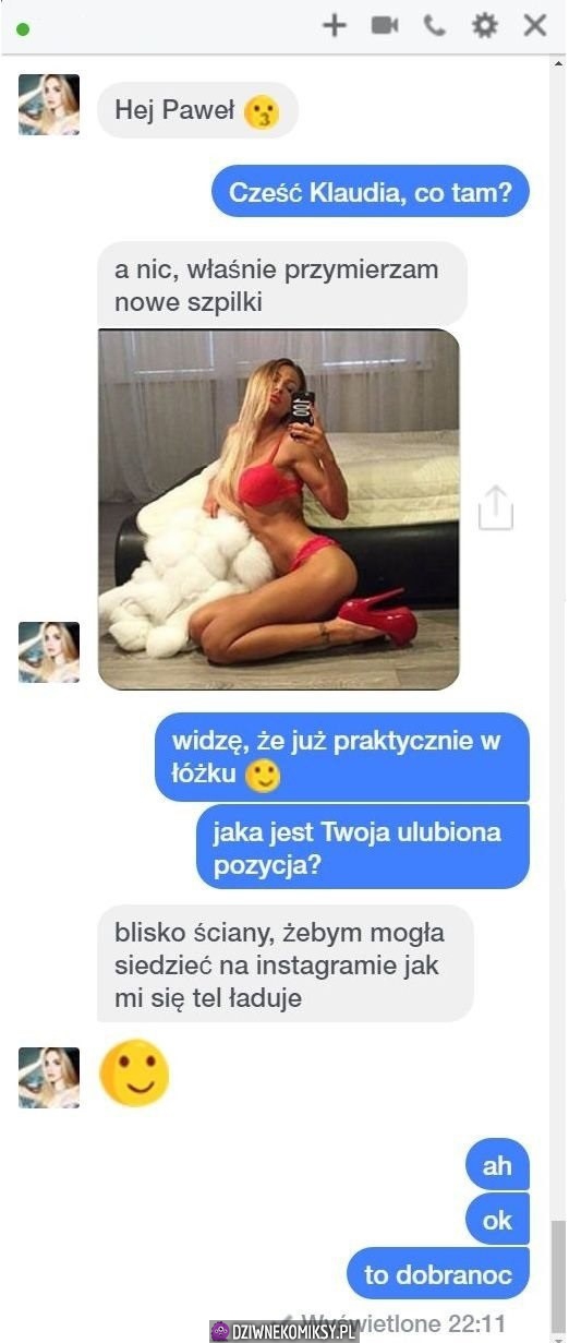 Jej ulubiona pozycja w łóżku