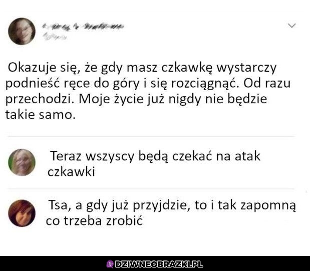 Sposób na czkawkę