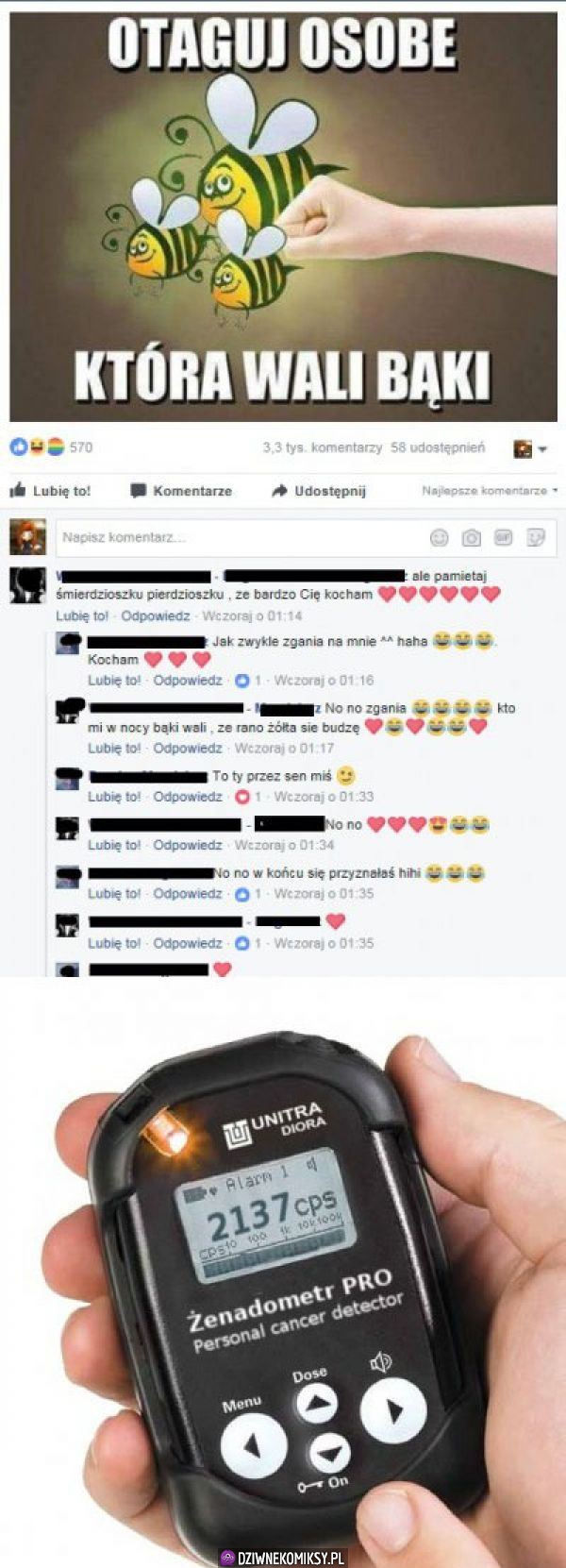 Żenadometr wyjebało w kosmos