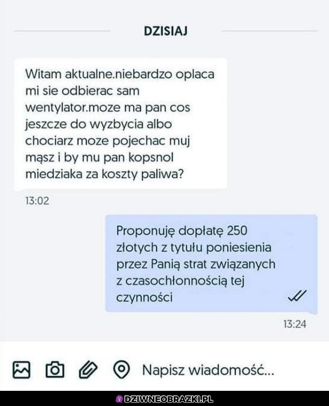 Kiedy oddajesz coś za darmo