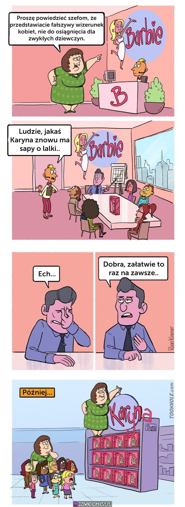 Kiedy Karyna sapie o lalki