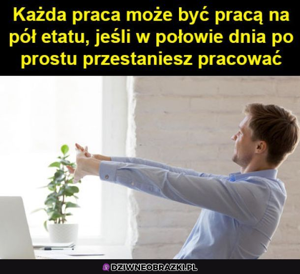 Praca na pół etatu