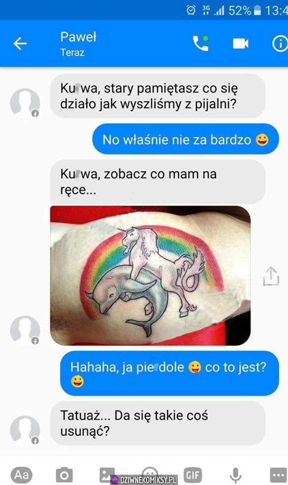 Melanż go poniósł