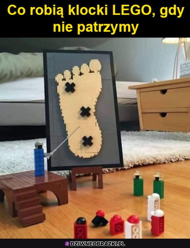 Co robią klocki lego?
