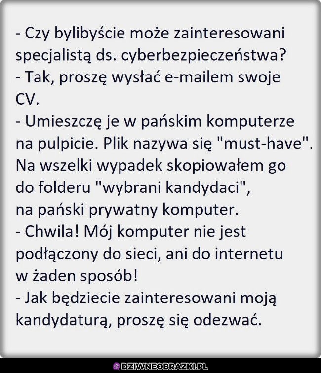 I tak się dostaje pracę