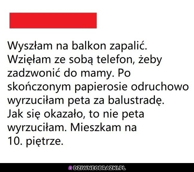 Może to oduczy robienia syfu