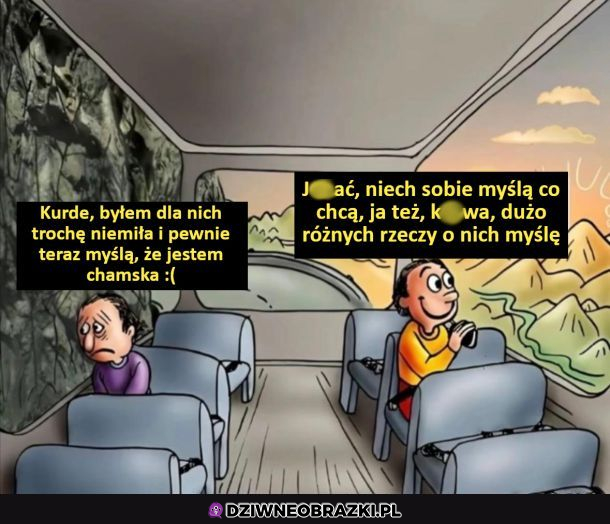 Ciekawe co myśli