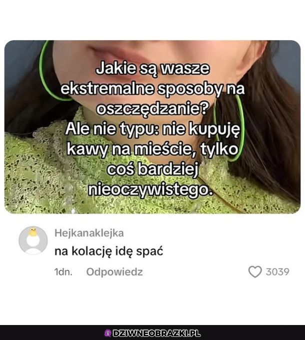 sposoby na oszczędzanie
