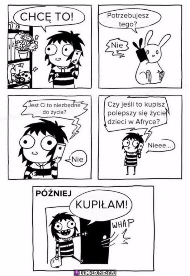 Kiedy dziewczyna czegoś chce